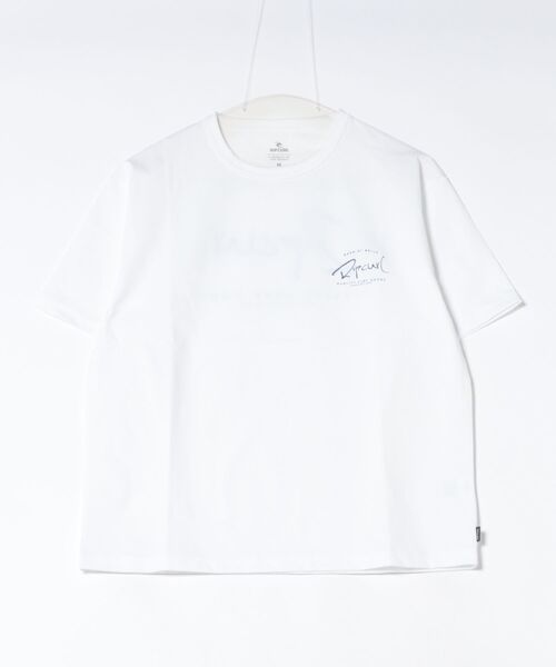 rip curl(リップカール)の「RIP CURL/リップカール WIDE FIT TEE UVケアラッシュガード RCL6S-4304(Tシャツ/カットソー・レディース・ピンク/モスグリーン/ホワイト/ブラック・L/M)」の22枚目の写真