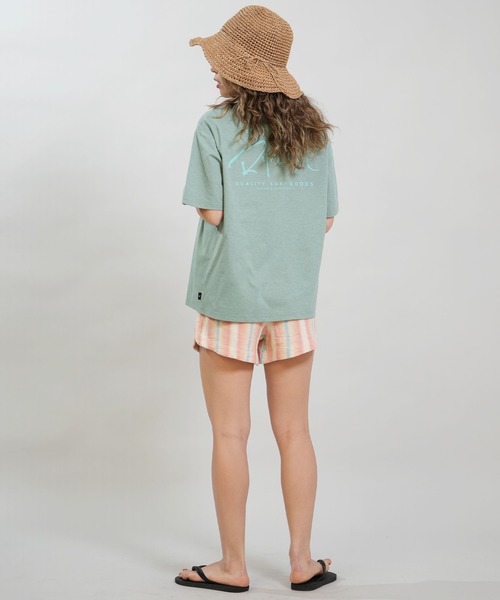 rip curl(リップカール)の「RIP CURL/リップカール WIDE FIT TEE UVケアラッシュガード RCL6S-4304(Tシャツ/カットソー・レディース・ピンク/モスグリーン/ホワイト/ブラック・L/M)」の16枚目の写真