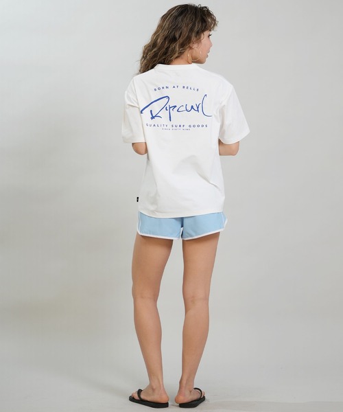 rip curl(リップカール)の「RIP CURL/リップカール WIDE FIT TEE UVケアラッシュガード RCL6S-4304(Tシャツ/カットソー・レディース・ピンク/モスグリーン/ホワイト/ブラック・L/M)」の8枚目の写真