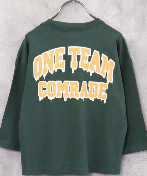 ZI-ON（ジーオン）の「キッズ オーバーサイズ 9分袖ロンT（スウェット・キッズ・ホワイト系その他4/チャコールグレー/ブラック系その他/ベージュ/ダークグリーン/ホワイト系その他3/ホワイト系その他/グレー系その他/ブラック/オフホワイト/ホワイト系その他2・130cm/140cm/120cm/110cm/160cm/150cm/130）」の11枚目の写真