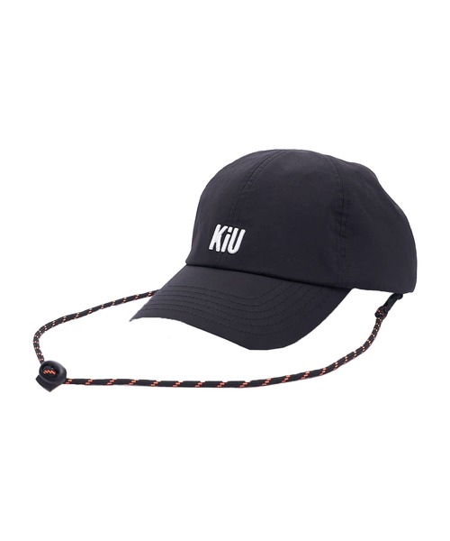 KiU(キウ)の「UVプロテクションロゴキャップ UVカット率95%以上(キャップ・レディース・カーキ/ブラック/ブルー・FREE)」の2枚目の写真