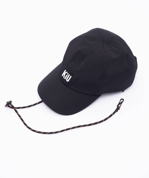 KiU(キウ)の「UVプロテクションロゴキャップ UVカット率95%以上(キャップ・レディース・カーキ/ブラック/ブルー・FREE)」の7枚目の写真