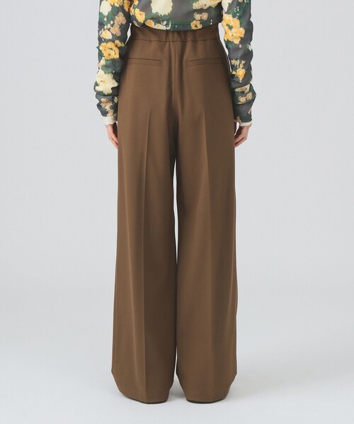 Ray BEAMS（レイビームス）の「ベルテッド ワイド パンツ（スラックス・レディース・ブラック/ブラウン・1/0）」の19枚目の写真