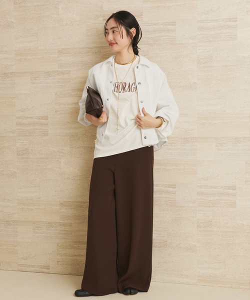 plage（プラージュ）の「JOHNBULL / ジョンブル 別注 ブルゾン（デニムジャケット・レディース・ネイビー/ホワイト・FREE）」の4枚目の写真