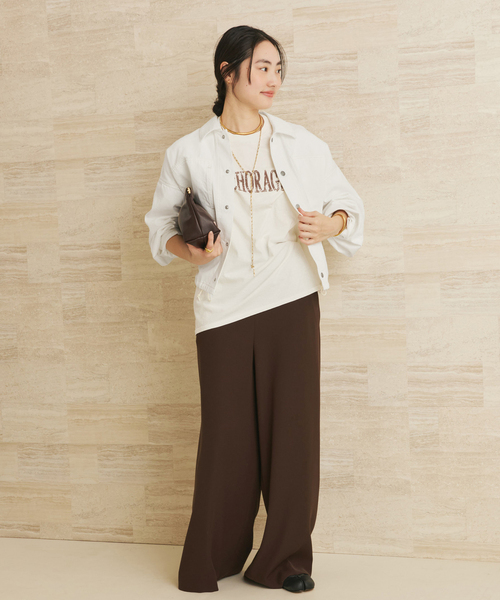 plage（プラージュ）の「JOHNBULL / ジョンブル 別注 ブルゾン（デニムジャケット・レディース・ネイビー/ホワイト・FREE）」の7枚目の写真