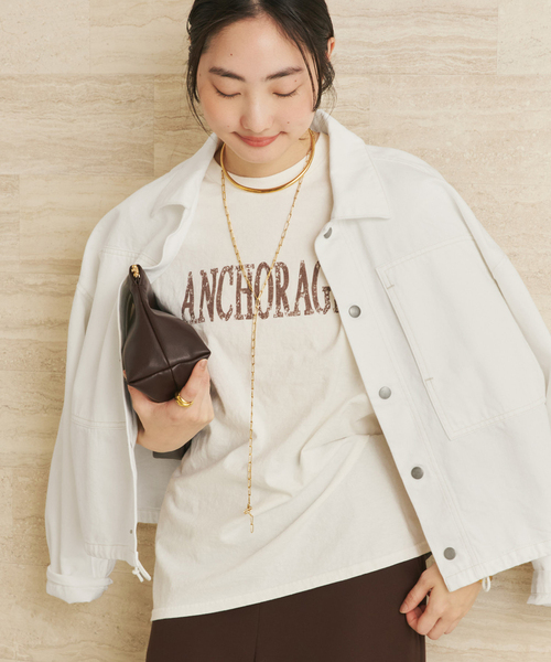 plage（プラージュ）の「JOHNBULL / ジョンブル 別注 ブルゾン（デニムジャケット・レディース・ネイビー/ホワイト・FREE）」の15枚目の写真