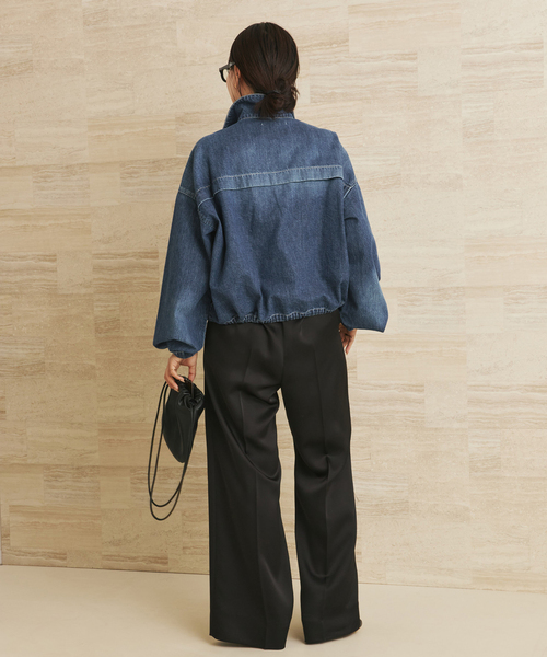 plage（プラージュ）の「JOHNBULL / ジョンブル 別注 ブルゾン（デニムジャケット・レディース・ネイビー/ホワイト・FREE）」の19枚目の写真