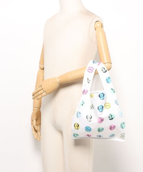 FRUIT OF THE LOOM(フルーツオブザルーム)の「VINTAGE Kellogg's shopping bag / ケロッグコラボ レトロデザイン ショッピングバッグ(エコバッグ/サブバッグ・メンズ・ホワイト/ピンク/オフホワイト/ブルー・FREE)」の8枚目の写真