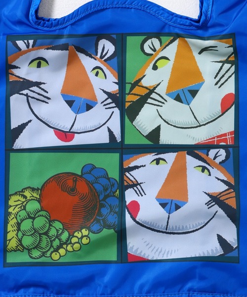 FRUIT OF THE LOOM(フルーツオブザルーム)の「VINTAGE Kellogg's shopping bag / ケロッグコラボ レトロデザイン ショッピングバッグ(エコバッグ/サブバッグ・メンズ・ホワイト/ピンク/オフホワイト/ブルー・FREE)」の5枚目の写真