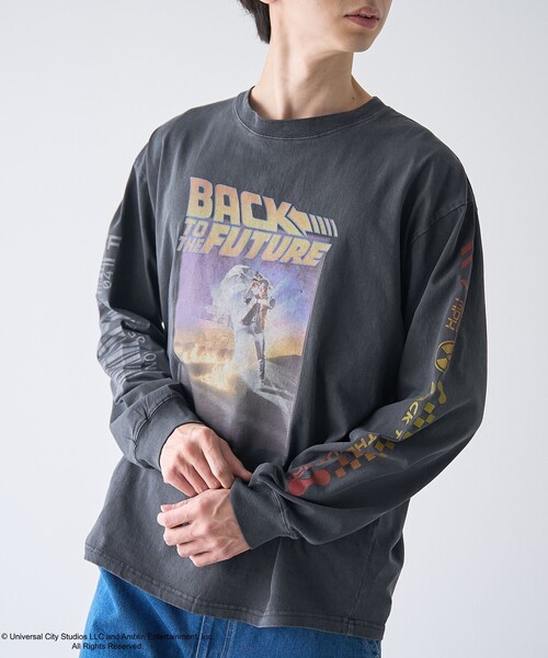 coen（コーエン）の「【WEB先行販売】ヴィンテージライク ムービーTシャツ（Tシャツ/カットソー・メンズ・ダークグレー/その他1/オフホワイト/ネイビー・S/XL/L/M）」の4枚目の写真