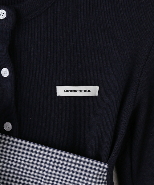 U by SPICK&SPAN(ユーバイスピックアンドスパン)の「CRANK/クランク RIBBON-TIED KNIT CARDIGAN(ニット/セーター・レディース・ホワイト/ネイビー・FREE)」の6枚目の写真