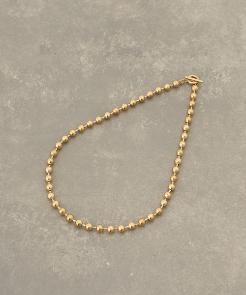 CIAOPANIC TYPY（チャオパニックティピー）の「lilステンレスボールチェーンネックレス（ネックレス・レディース・ゴールド/シルバー・ONE SIZE）」の6枚目の写真