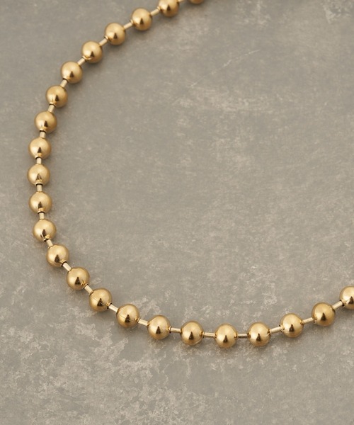 CIAOPANIC TYPY（チャオパニックティピー）の「lilステンレスボールチェーンネックレス（ネックレス・レディース・ゴールド/シルバー・ONE SIZE）」の7枚目の写真