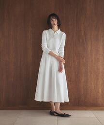 NAVYNAVY（ネイビーネイビー）の「【365ユーティリティー】タフタタックミディスカート（スカート）」