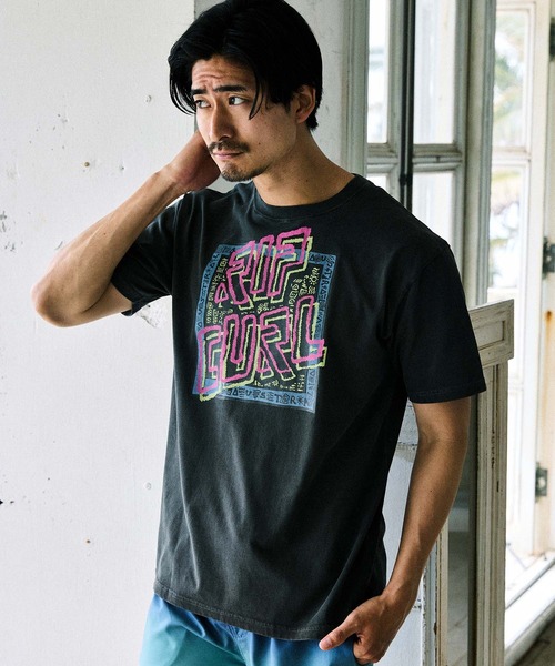 rip curl(リップカール)の「RIP CURL/リップカール メンズ 半袖 Tシャツ TRIBAL TEE RCM6S-2108(Tシャツ/カットソー・メンズ・ホワイト/スミクロ・M/L/XL)」の2枚目の写真