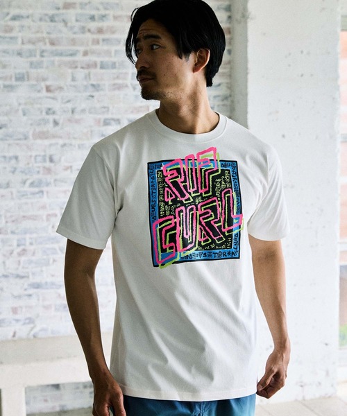 rip curl(リップカール)の「RIP CURL/リップカール メンズ 半袖 Tシャツ TRIBAL TEE RCM6S-2108(Tシャツ/カットソー・メンズ・ホワイト/スミクロ・M/L/XL)」の10枚目の写真