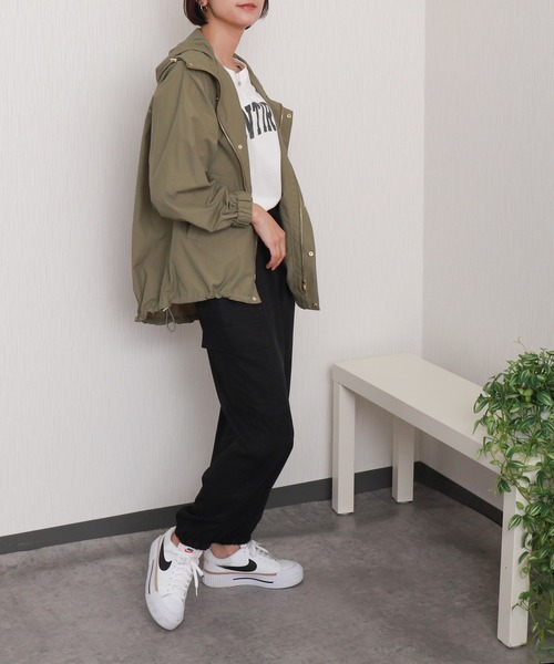 libelle more(リベル モア)の「ヴィンテージツイルカーゴパンツ(カーゴパンツ・レディース・ミント/チャコールグレー/ブラック/アイボリー/グレイッシュベージュ・M/L)」の16枚目の写真