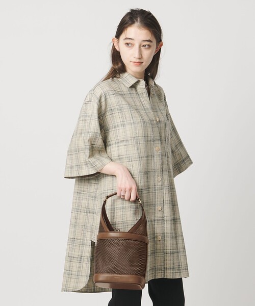 ORSETTO（オルセット）の「＜ORSETTO＞LUME TULE バッグ（ハンドバッグ・レディース・ブラック/ブラウン系・FREE）」の3枚目の写真