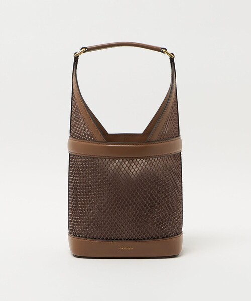 ORSETTO（オルセット）の「＜ORSETTO＞LUME TULE バッグ（ハンドバッグ・レディース・ブラック/ブラウン系・FREE）」の5枚目の写真