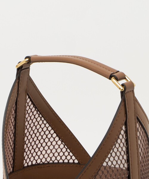 ORSETTO（オルセット）の「＜ORSETTO＞LUME TULE バッグ（ハンドバッグ・レディース・ブラック/ブラウン系・FREE）」の9枚目の写真