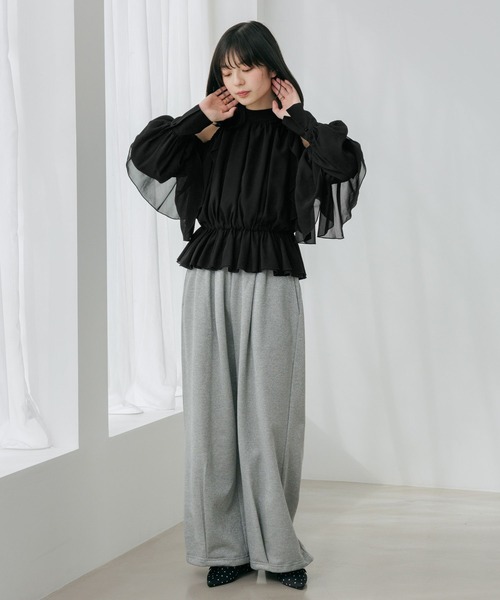 Heather（ヘザー）の「UV裏毛ワイドパンツ　656679（スウェットパンツ・レディース・グレー系その他/ピンク/スミクロ・FREE）」の16枚目の写真