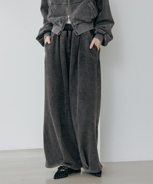 Heather（ヘザー）の「UV裏毛ワイドパンツ　656679（スウェットパンツ・レディース・グレー系その他/ピンク/スミクロ・FREE）」の19枚目の写真