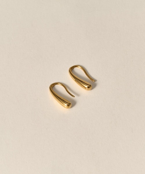 novice（ノーヴィス）の「【novice】Teardrop Pierce［Stainless］（ピアス（両耳用）・レディース・シルバー/ゴールド・FREE）」の4枚目の写真