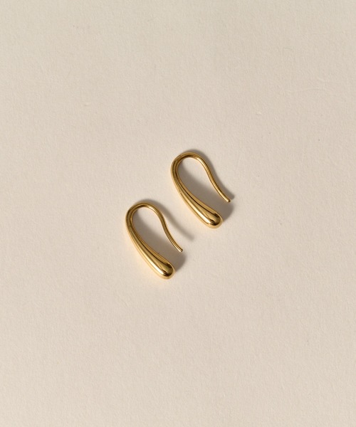 novice（ノーヴィス）の「【novice】Teardrop Pierce［Stainless］（ピアス（両耳用）・レディース・シルバー/ゴールド・FREE）」の5枚目の写真