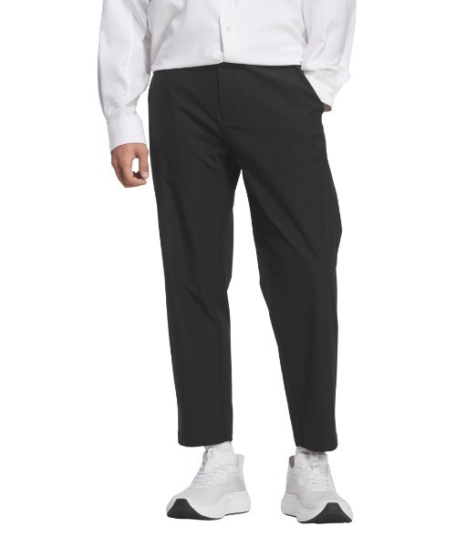 adidas(アディダス)の「アディダス adidas プレミアム レギュラーフィット テーラードパンツ(スラックス・メンズ・ネイビー/ブラック・LL/3L/M/L)」の2枚目の写真