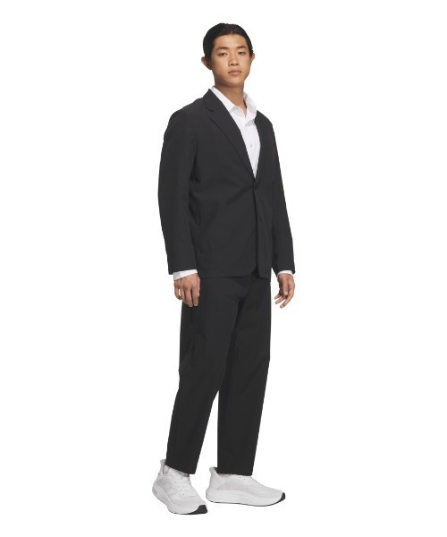adidas(アディダス)の「アディダス adidas プレミアム レギュラーフィット テーラードパンツ(スラックス・メンズ・ネイビー/ブラック・LL/3L/M/L)」の4枚目の写真