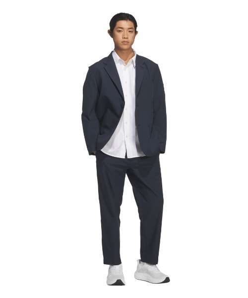 adidas(アディダス)の「アディダス adidas プレミアム レギュラーフィット テーラードパンツ(スラックス・メンズ・ネイビー/ブラック・LL/3L/M/L)」の8枚目の写真