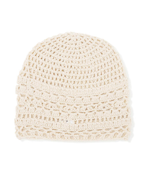 FREE'S MART（フリーズマート）の「編みワッチ（ニットキャップ/ビーニー・レディース・ブラック/ホワイト・ﾌﾘ-）」の7枚目の写真