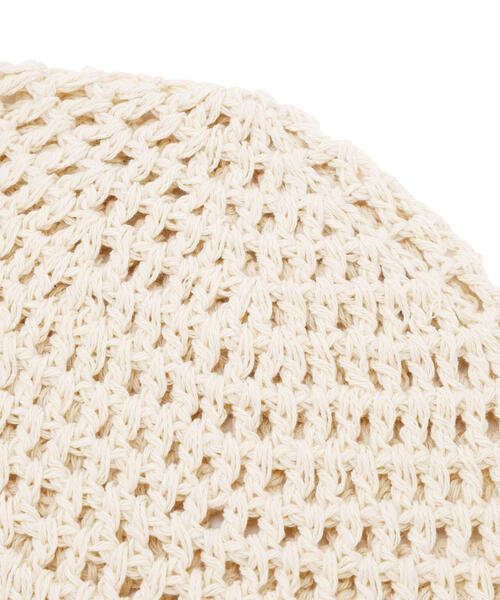 FREE'S MART（フリーズマート）の「編みワッチ（ニットキャップ/ビーニー・レディース・ブラック/ホワイト・ﾌﾘ-）」の8枚目の写真