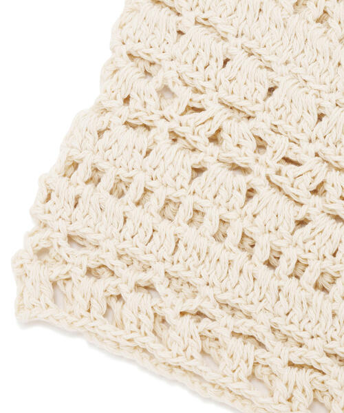 FREE'S MART（フリーズマート）の「編みワッチ（ニットキャップ/ビーニー・レディース・ブラック/ホワイト・ﾌﾘ-）」の9枚目の写真