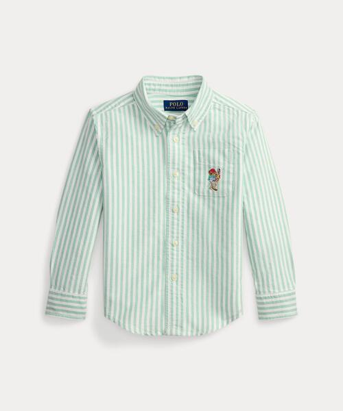 POLO RALPH LAUREN CHILDRENSWEAR（ポロ ラルフ ローレン チルドレンズウェア）の「Polo ベア コットン オックスフォード シャツ（シャツ/ブラウス・キッズ・マルチ・7/6/4/3）」の4枚目の写真