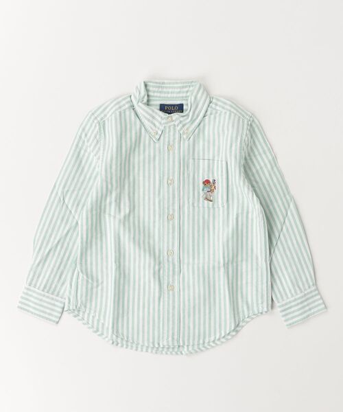 POLO RALPH LAUREN CHILDRENSWEAR（ポロ ラルフ ローレン チルドレンズウェア）の「Polo ベア コットン オックスフォード シャツ（シャツ/ブラウス・キッズ・マルチ・7/6/4/3）」の2枚目の写真