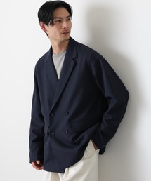 NANO universe | ドレープダブルジャケット(テーラードジャケット)