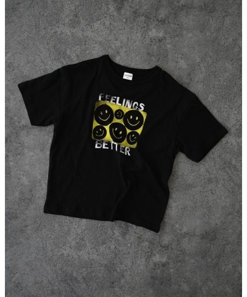 2nd（セカンド）の「ジーンズベーセカンド SMILE Tシャツ（Tシャツ/カットソー・キッズ・オフホワイト/ブラック・110cm/120cm/130cm/150cm/160cm/140cm）」の13枚目の写真