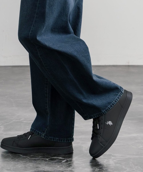 U.S. POLO ASSN.(ユーエスポロアッスン)の「U.S. POLO ASSN. ユーエスポロアッスン ローカット 紐靴コートスニーカー(スニーカー・メンズ・ホワイト×グリーン/ブラック×シルバー/ホワイト×ブラック・26cm/25cm/24cm/23cm/28cm/27cm)」の5枚目の写真