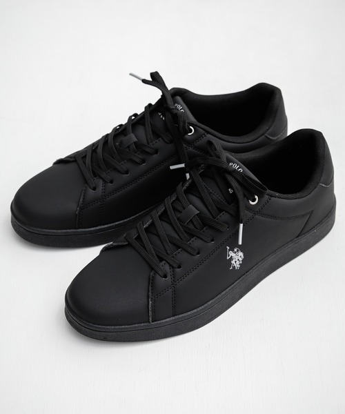 U.S. POLO ASSN.(ユーエスポロアッスン)の「U.S. POLO ASSN. ユーエスポロアッスン ローカット 紐靴コートスニーカー(スニーカー・メンズ・ホワイト×グリーン/ブラック×シルバー/ホワイト×ブラック・26cm/25cm/24cm/23cm/28cm/27cm)」の10枚目の写真