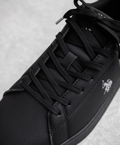 U.S. POLO ASSN.(ユーエスポロアッスン)の「U.S. POLO ASSN. ユーエスポロアッスン ローカット 紐靴コートスニーカー(スニーカー・メンズ・ホワイト×グリーン/ブラック×シルバー/ホワイト×ブラック・26cm/25cm/24cm/23cm/28cm/27cm)」の16枚目の写真