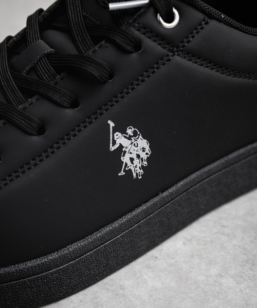 U.S. POLO ASSN.(ユーエスポロアッスン)の「U.S. POLO ASSN. ユーエスポロアッスン ローカット 紐靴コートスニーカー(スニーカー・メンズ・ホワイト×グリーン/ブラック×シルバー/ホワイト×ブラック・26cm/25cm/24cm/23cm/28cm/27cm)」の17枚目の写真