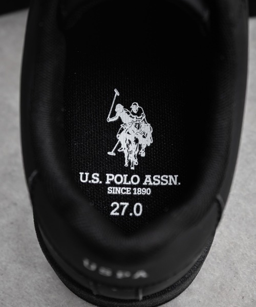 U.S. POLO ASSN.(ユーエスポロアッスン)の「U.S. POLO ASSN. ユーエスポロアッスン ローカット 紐靴コートスニーカー(スニーカー・メンズ・ホワイト×グリーン/ブラック×シルバー/ホワイト×ブラック・26cm/25cm/24cm/23cm/28cm/27cm)」の19枚目の写真