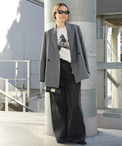 Deuxieme Classe（ドゥーズィエムクラス）の「*Essential ジャケット（テーラードジャケット・レディース・グレー/ベージュ系その他・38/36）」の19枚目の写真