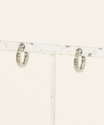 Os accessory（オズアクセサリー）の「【Os】ーオズー　金属アレルギー対応　ジルコニアストーンフープピアス（ピアス（両耳用））」