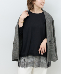 JOURNAL STANDARD relume | レースヘムロンT(Tシャツ/カットソー)