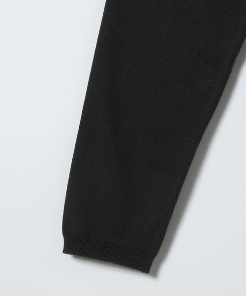 JEANASIS（ジーナシス）の「14Gイゲージリブスナップカーディガン/668667（カーディガン/ボレロ・レディース・ホワイト/ブラック/レッド/マルチ・FREE）」の6枚目の写真