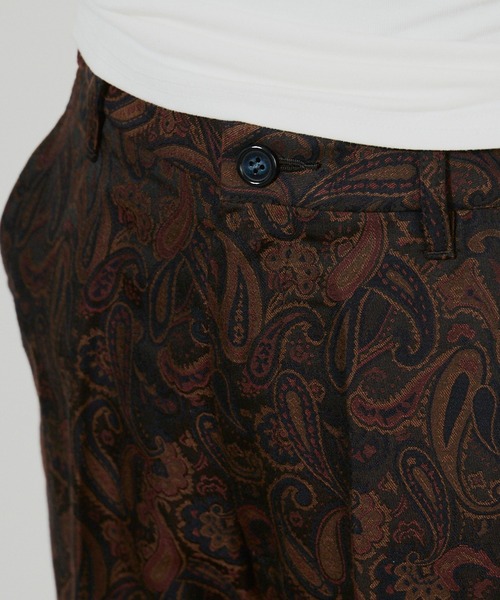 superNova.(スーパーノヴァ)の「superNova. Adjuster flare pants - Paisley jacquard SN-455(スラックス・メンズ・ブラウン・S)」の14枚目の写真