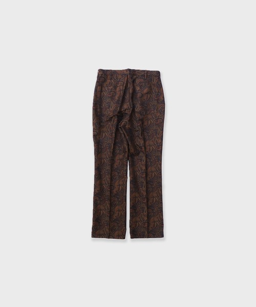 superNova.(スーパーノヴァ)の「superNova. Adjuster flare pants - Paisley jacquard SN-455(スラックス・メンズ・ブラウン・S)」の3枚目の写真