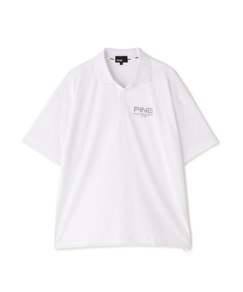 【PING APPAREL】半袖カノコオーバーポロシャツ